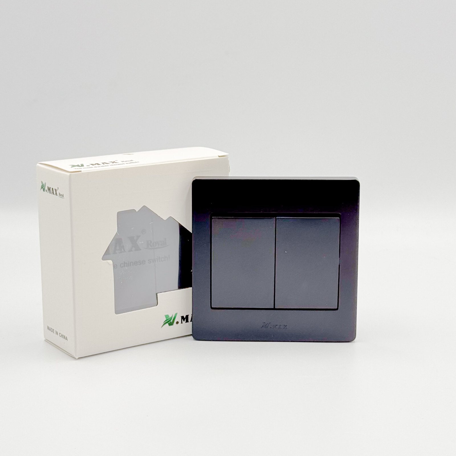 v-max-royal-v1-black-2-gang-2-way-switches